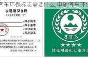 申领汽车环保标志需要什么,申领汽车环保标志