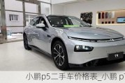 小鹏p5二手车价格表_小鹏 p7 二手车