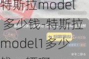 特斯拉model 多少钱-特斯拉model1多少钱一辆啊