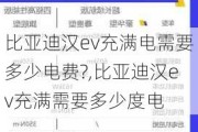 比亚迪汉ev充满电需要多少电费?,比亚迪汉ev充满需要多少度电