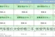 长安汽车报价大全价格二手_长安汽车报价 价格表