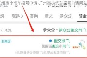 广州市小汽车摇号申请-广州市小汽车摇号申请网站