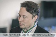 特斯拉汽车老板马斯克-特斯拉的ceo马斯克是谁