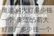 奥迪a4大灯多少钱一个-奥迪q5前大灯原厂多少钱一个