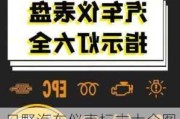 日野汽车仪表标志大全图片_日野汽车仪表标志大全