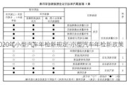 2020年小型汽车年检新规定-小型汽车年检新政策