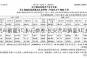 长安汽车销量3月排行榜表-长安汽车销量3月排行榜