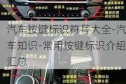 汽车按键标识符号大全-汽车知识-常用按键标识介绍汇总