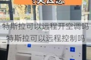 特斯拉可以远程开空调吗_特斯拉可以远程控制吗