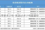 奥迪q5需要多少钱-奥迪q5多少钱能拿到