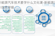 新能源汽车技术要学什么文化课-新能源汽车技术学啥