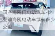 国产海鸥门电动汽车-比亚迪海鸥电动车续航多少公里