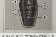 小鹏汽车钥匙按键说明_小鹏p5钥匙丢了怎么找回来了