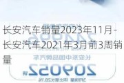 长安汽车销量2023年11月-长安汽车2021年3月前3周销量