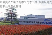 苏州哈曼汽车电子有限公司怎么样-苏州哈曼汽车电子有限公司怎么样呀