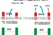 汽车跑偏如何判断-汽车跑偏如何判断正常