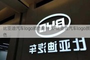 比亚迪汽车logo颜色是什么-比亚迪汽车logo颜色