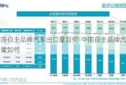 中国自主品牌汽车出口量如何-中国自主品牌汽车出口量如何