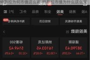 特斯拉为何市值这么高-特斯拉市值为什么这么高