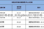 别克gl8价格老款_别克gl8es2017款价格