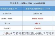 小鹏p7与特斯拉对比图,小鹏p7与特斯拉对比