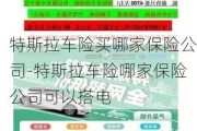 特斯拉车险买哪家保险公司-特斯拉车险哪家保险公司可以搭电