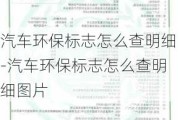 汽车环保标志怎么查明细-汽车环保标志怎么查明细图片