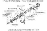 汽车传动轴模型-汽车传动轴原理视频