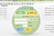 小汽车摇号结果查询审核中是什么意思-小汽车摇号结果查询怎么显示审核中