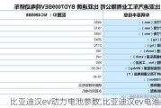 比亚迪汉ev动力电池参数,比亚迪汉ev电池类型