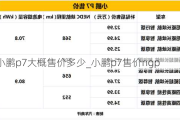 小鹏p7大概售价多少_小鹏p7售价ngp