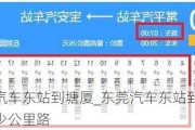 东莞汽车东站到塘厦_东莞汽车东站到塘厦有多少公里路