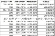 三明汽车西站宁化时间表-三明到宁化汽车