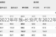 长安汽车2022年年报-长安汽车2022年年报分析