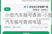 小型汽车摇号查询-小型汽车摇号查询电话