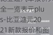 比亚迪汽车报价大全一览表元plus-比亚迪元2021新款报价和图片