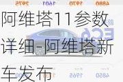 阿维塔11参数详细-阿维塔新车发布