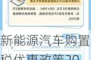 新能源汽车购置税优惠政策2024年_新能源汽车购置税优惠政策2024