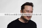 特斯拉ceo埃隆马斯克-特斯拉公司总裁马斯克