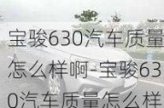 宝骏630汽车质量怎么样啊-宝骏630汽车质量怎么样