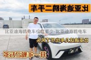 比亚迪海鸥电车价位多少-比亚迪海鸥电车