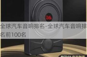 全球汽车音响排名-全球汽车音响排名前100名