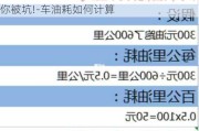 汽车油耗的正确计算方式,你学会了么?以免你被坑!-车油耗如何计算