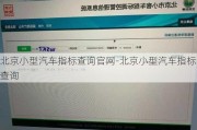 北京小型汽车指标查询***-北京小型汽车指标查询