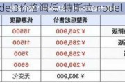 特斯拉Model3价格调低-特斯拉model 3调价历程