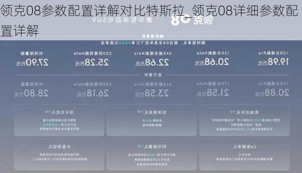 领克08参数配置详解对比特斯拉_领克08详细参数配置详解