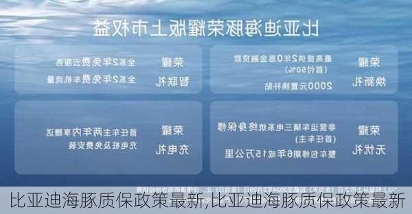 比亚迪海豚质保政策最新,比亚迪海豚质保政策最新