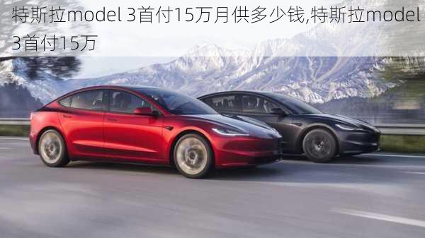 特斯拉model 3首付15万月供多少钱,特斯拉model 3首付15万