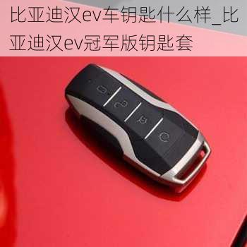 比亚迪汉ev车钥匙什么样_比亚迪汉ev冠军版钥匙套