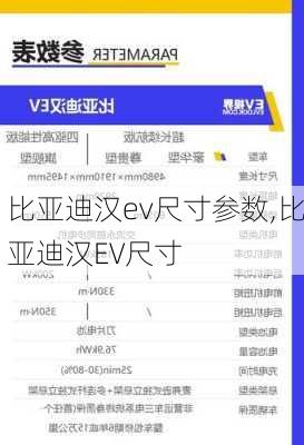 比亚迪汉ev尺寸参数,比亚迪汉EV尺寸